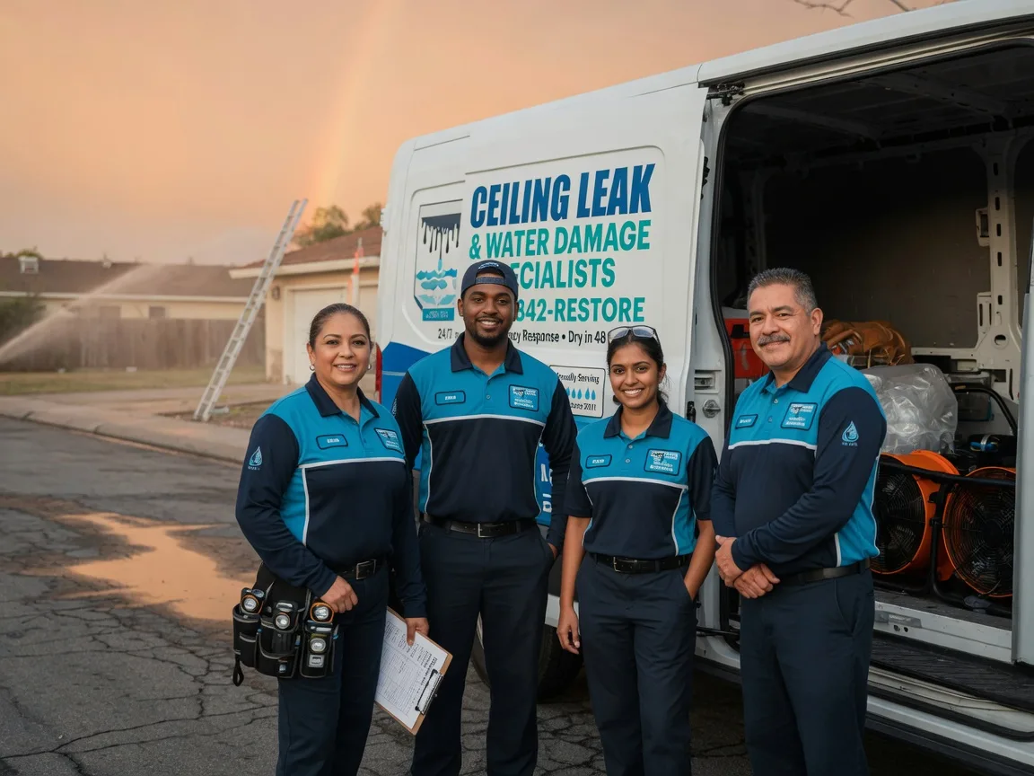 Ceiling Leak Cleanup company in Rockton, PA